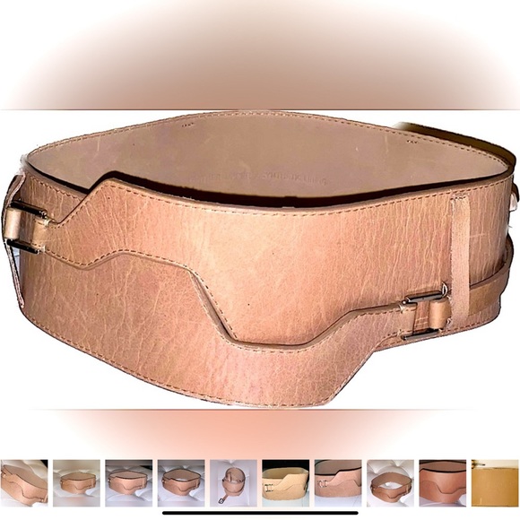 Talbots unique Vintage Leather Belt - Picture 4 of 6